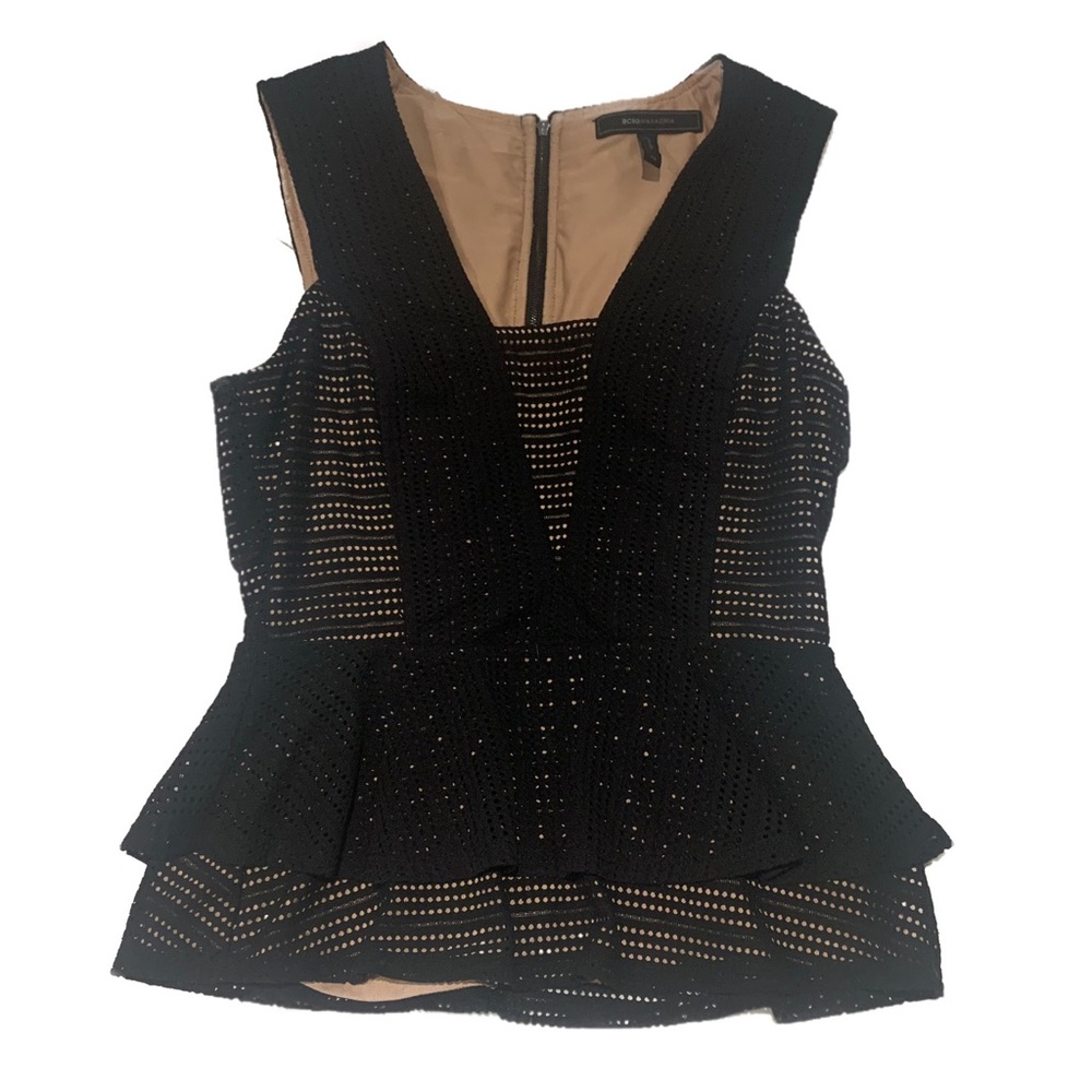 BCBGMaxazria Peplum Top
